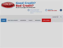 Tablet Screenshot of conceptcarcredit.co.uk